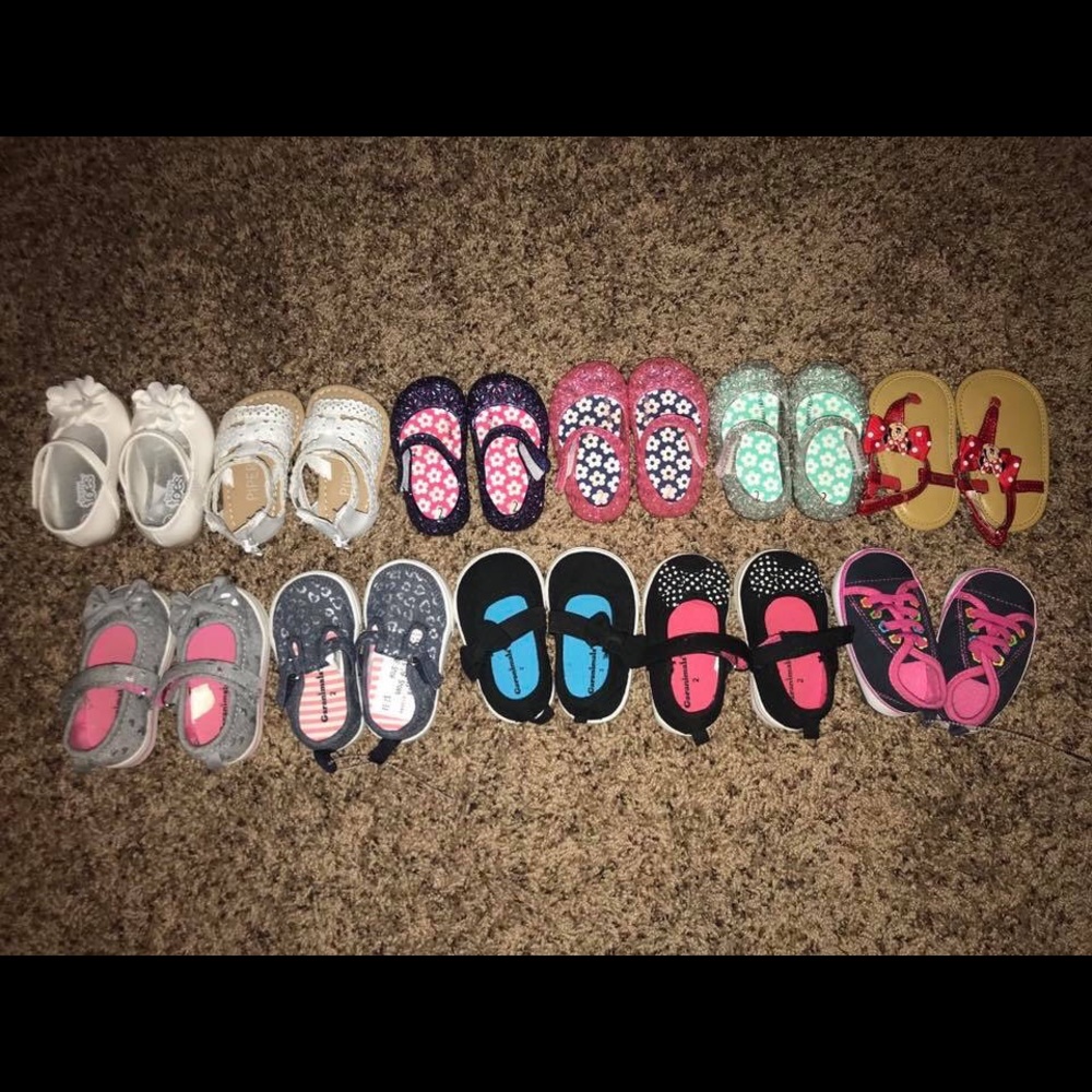 Size 2 Baby Girl Shoe Lot